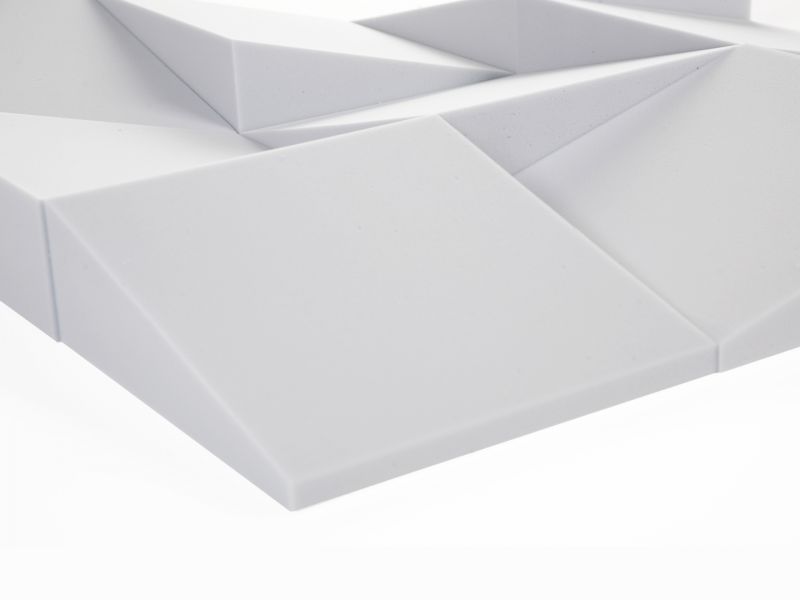 TECSOUND - Plaque d'isolation acoustique en mousse de mélamine blanche  Sopramine b 1200 mm x 600 mm x 40 mm