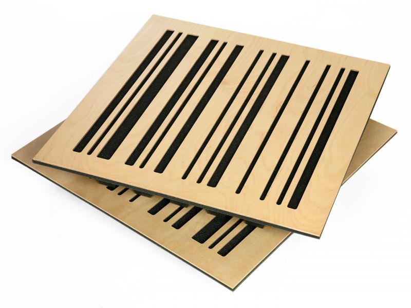 Streckkod - Panel acústico de madera - Skum Acoustics