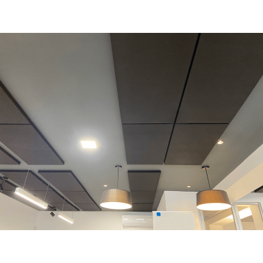 Svart - Panell acústic de fibra PET color negre
