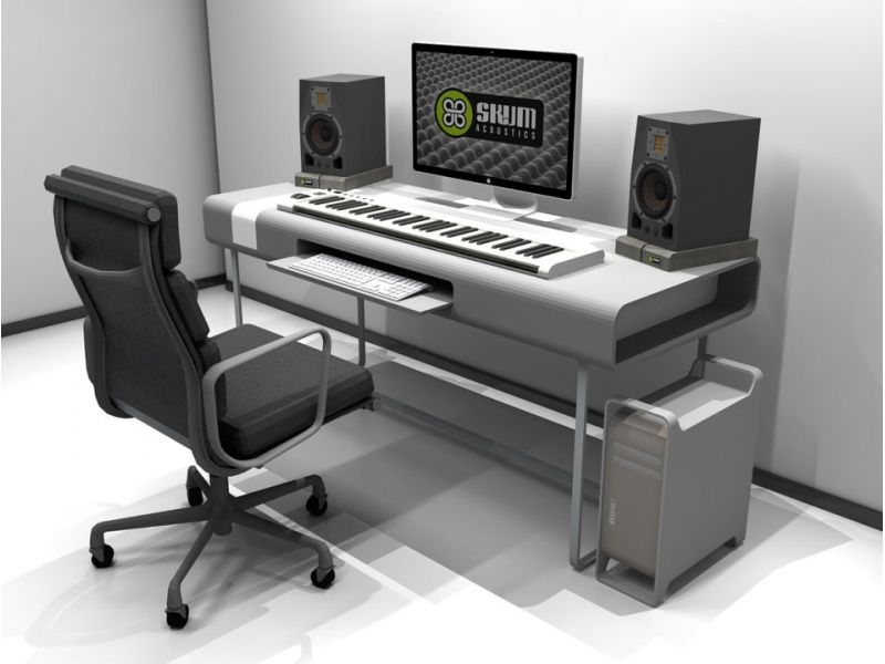 Espuma De Mesa Home Studio Monitores Referência 5'' Par Loja
