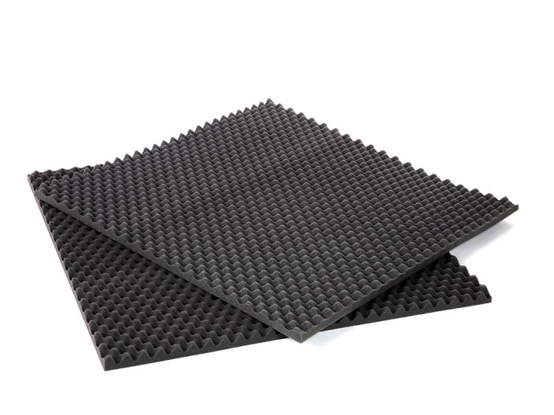 12 Pack Egg Crate Foam Charcoal 1 Inch x 12 W x12 L Acoustic Foam Panels  Recording Studio Foam