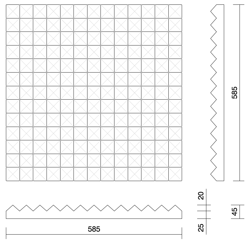 Technical Drawing panel Jafra FR