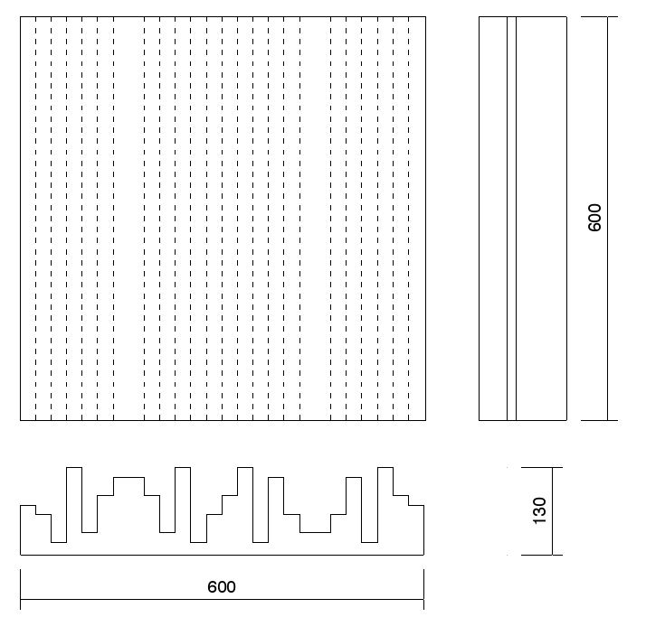 dessin technique diffuseur Kontur