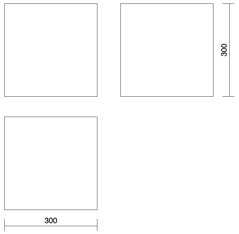 Technical Drawing bass trap Kubus