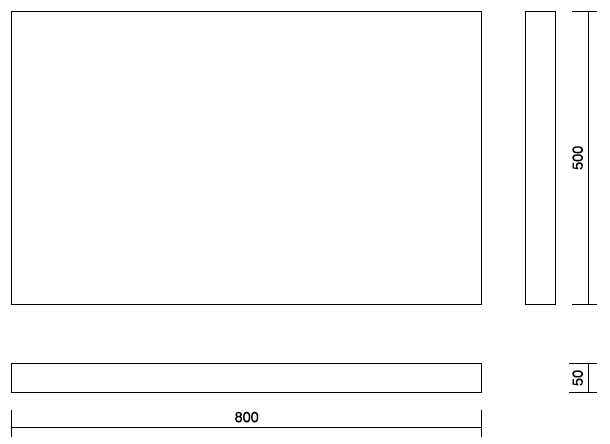 Dessin technique baffle Moln